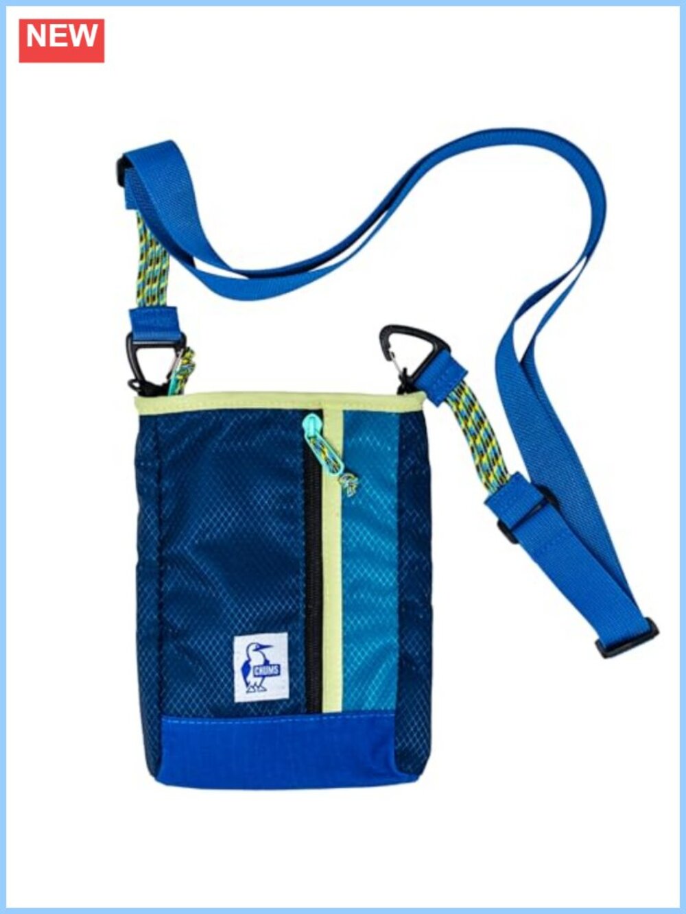 Chums Indio Ripstop Nylon Sling Crossbody Bag Compact Travel Purse